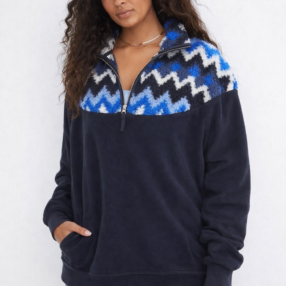 Aerie sherpa fleece pullover